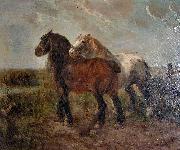 unknow artist Brabant draught horses Spain oil painting artist